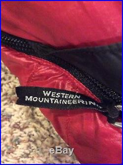 Western Mountaineering Summerlite 32 Degree Bag L. Zip 6' Model