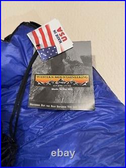 Western Mountaineering Tamarak-New with Tags-Includes both Storage & Stuff sacks