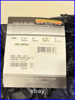Western Mountaineering Terralite-Left Zip, 6'6, New withTags-95% Goose Down