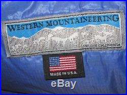 Western Mountaineering UltraLite Sleeping Bag Right Zip EUC