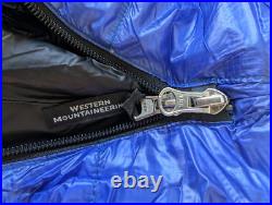 Western Mountaineering Ultralite, 6'0, Left Zip, Royal Blue, Goose Down