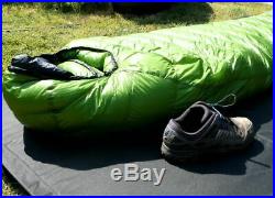 Western Mountaineering Versalite 10 degree mummy sleeping bag. 6' left zip