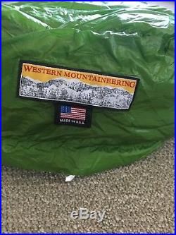 Western Mountaineering Versalite Sleeping Bag 10 Degree Down 6ft 6in Left Zip
