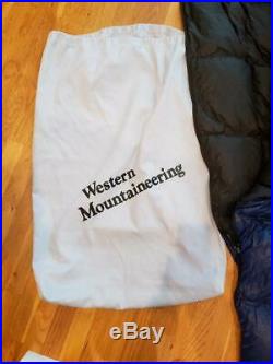Western Mountaineering sleeping bag, 35 degree rating