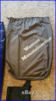 Western mountaineering 6'0 terralite sleeping bag left zipper made in usa