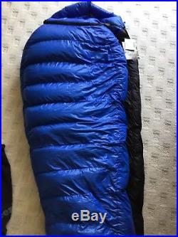 Western mountaineering Puma MF down sleeping bag. 6'6 length. NWT