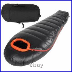 White Duck Down Mummy Sleeping Bag -20°C-10°C for Adult 3 Season Camping Hiking