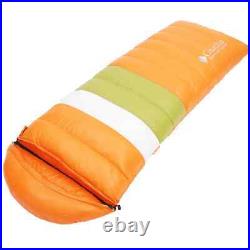 White Goose Down Filled Adult Mummy Style Sleeping Bag Fit for Winter Thermal