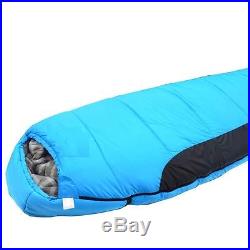 Winter -10°C Mummy Shaped Outdoor Camping Hiking Sleeping Bag Blue (Brand New)