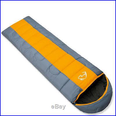 Winter 84x28 Mummy Sleeping Bag 5F/-15C Camping outdoor Hiking + Carrying Case