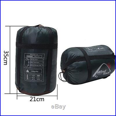 Winter 84x28 Mummy Sleeping Bag 5F/-15C Camping outdoor Hiking + Carrying Case