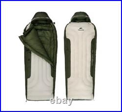 Winter Down Sleeping Bag, Green, Size Large-88x33