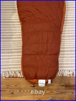 Women's Marmot Ouray 0°F Down Sleeping Bag Long RH EUC
