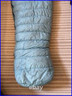 Women's Marmot Pinnacle 15°F Down Fill Sleeping Bag Reg RH EUC