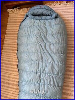 Women's Marmot Pinnacle 15°F Down Fill Sleeping Bag Reg RH EUC