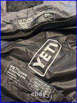 Yeti Down Sleeping Bag 650+ Fill Power Navy / Charcoal NWT