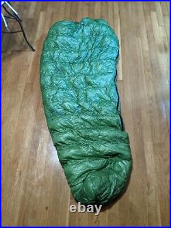 Zpacks 30F classic 5'6 green sleeping bag