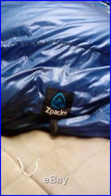Zpacks Down SLEEPING BAG 20F degree Standard Width Long Blue